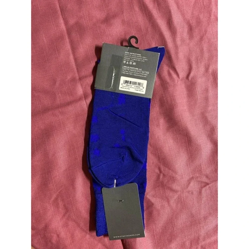 * Stacy Adam’s long Socks royal blue fits shoe size 8/13